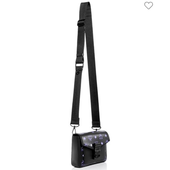 NEW‼️ MCM LOGO MONOGRAM CROSSBODY BAG UNISEX - Picture 2 of 9